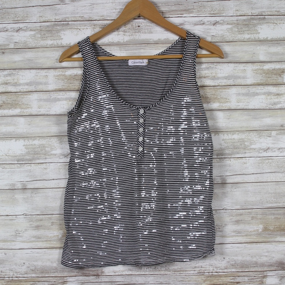 Calvin Klein Sequin Top